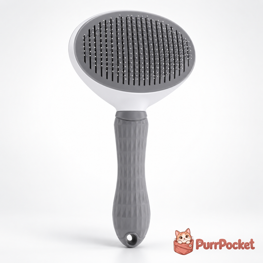 SelfCleaning Deshedding Brush
